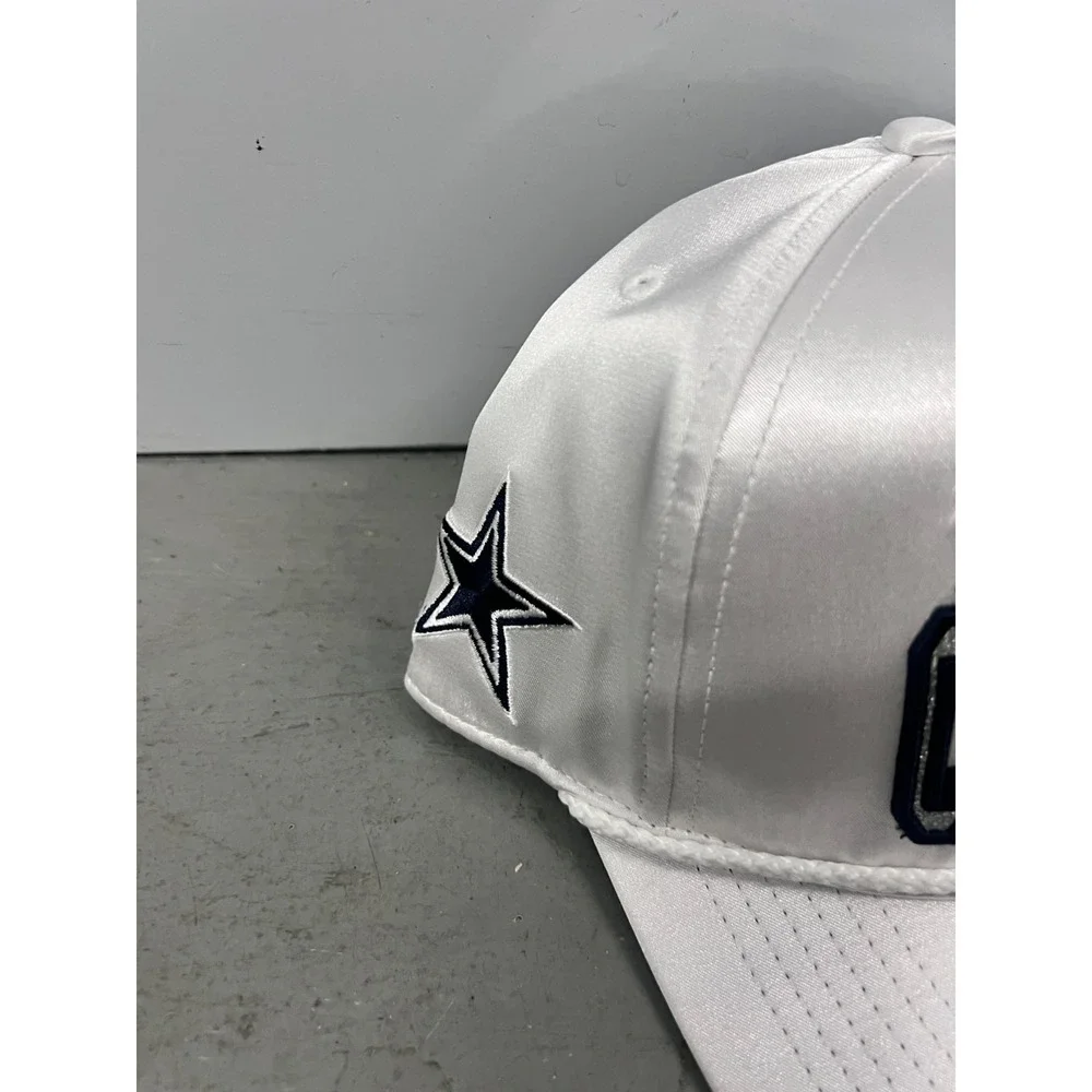 '47 Brand Dallas Cowboys Outspoken Hitch Hat Womens White Adjustable NFL Cap NWT